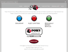 Tablet Screenshot of poseytrans.com